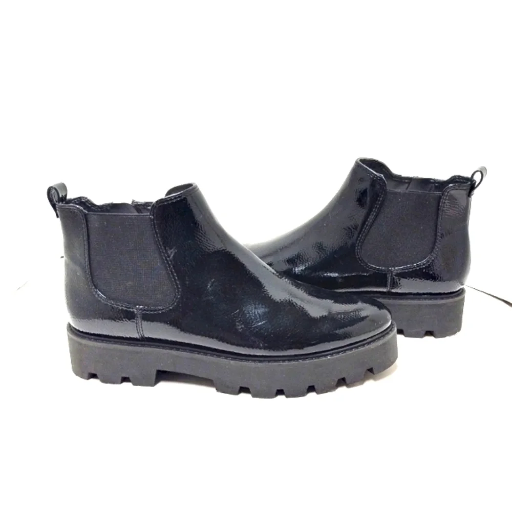 Franco Sarto patent  leather ankle boots Size: 10M